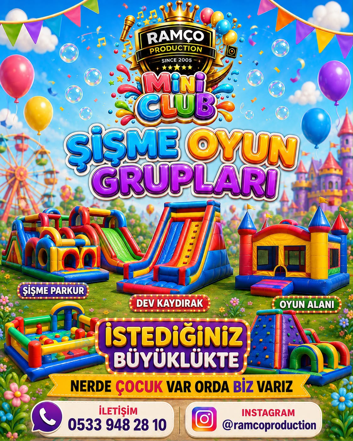 Şişme Oyun Grupları - Kırklareli Organizasyon